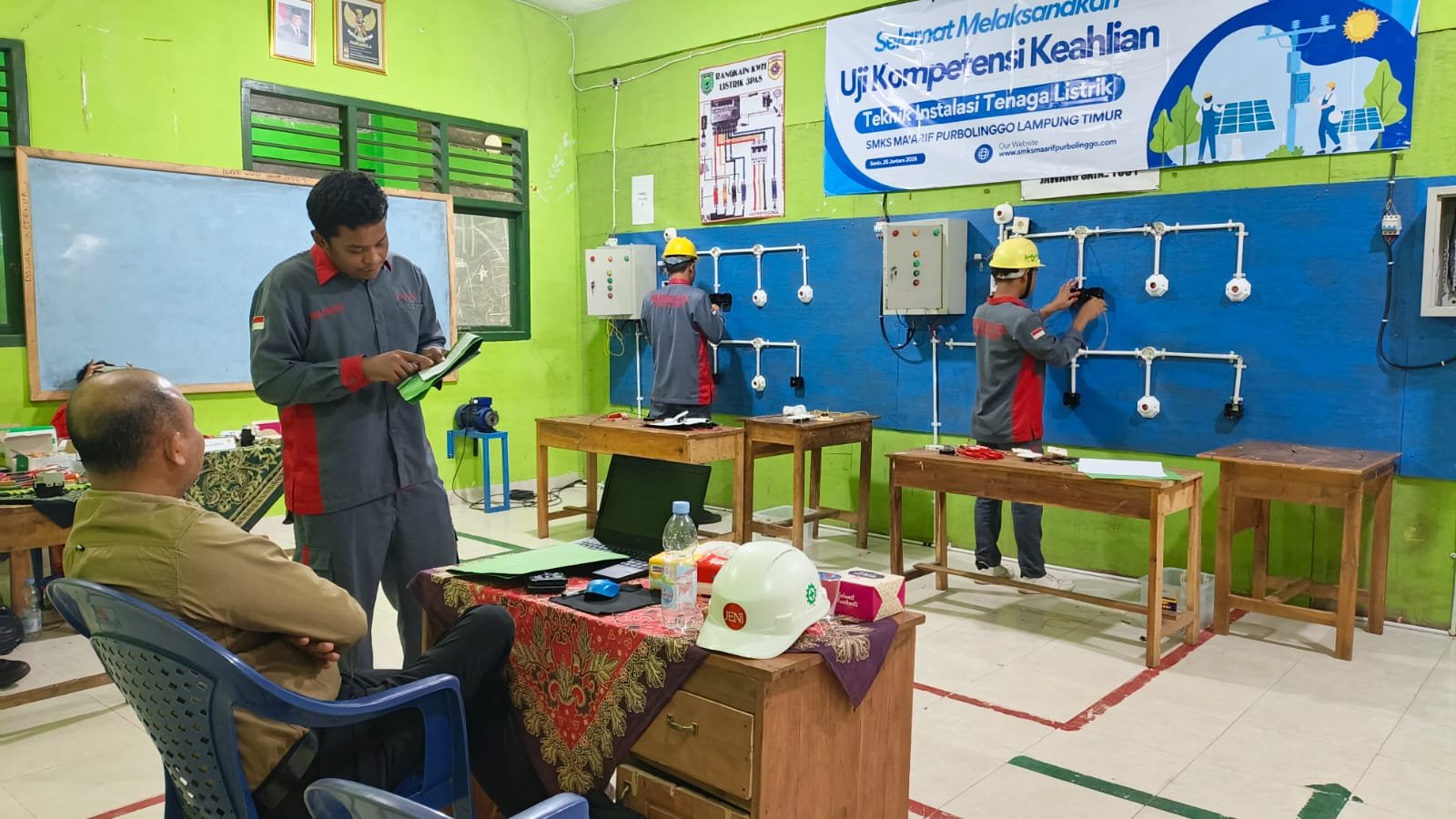 UJI KOMPETENSI KEAHLIAN TEKNIK INSTALASI TENAGA LISTRIK BERSAMA PT. JENDRAL AHMAD YANI 2026
